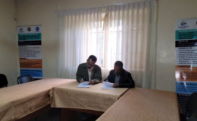 Memorandum of Understanding (MOU) signed between  Ethiopian Pharmaceutical Association (EPA) and Volunteer Health Services (VHS)