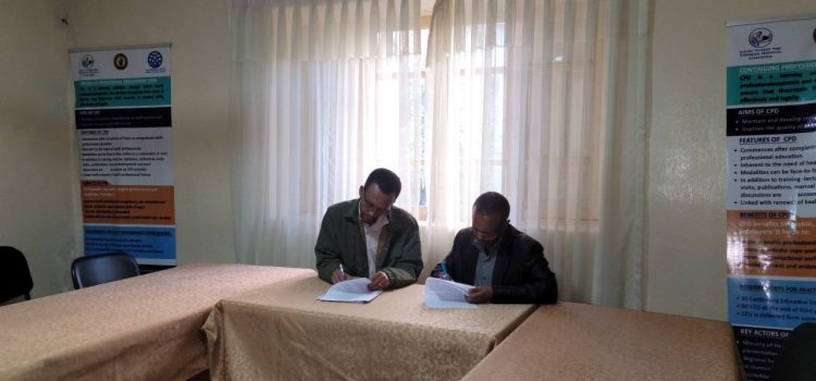 Memorandum of Understanding (MOU) signed between  Ethiopian Pharmaceutical Association (EPA) and Volunteer Health Services (VHS)